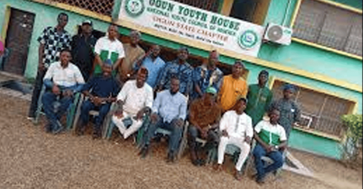 Young Nigerians at a community meeting in Ogun State discussing governance